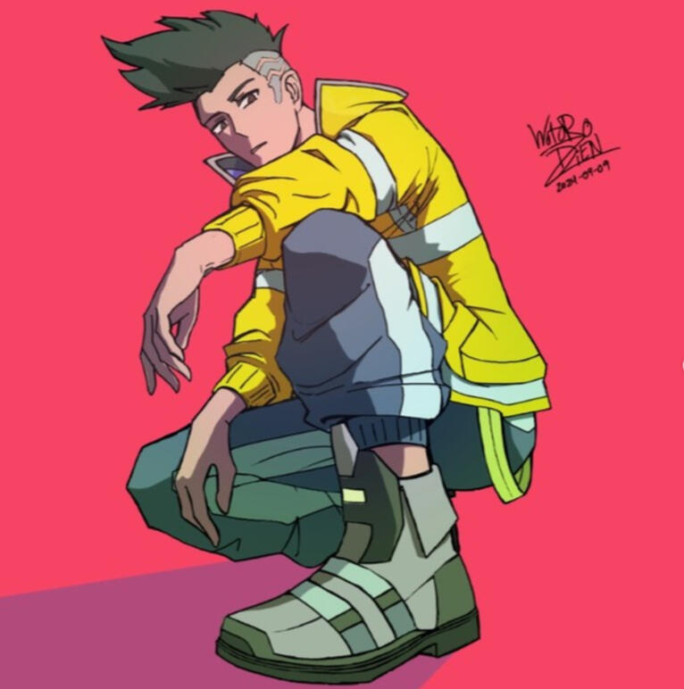 Cyberpunk Runner David