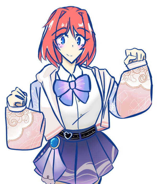 Sakura in Koko's outfit